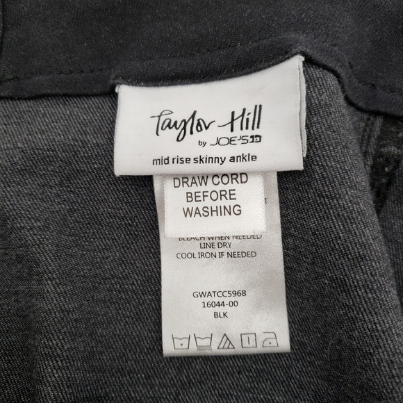 Taylor Hill by Joe's Jeans Black Coated Skinny Ankle Jeans - Picture 11 of 14